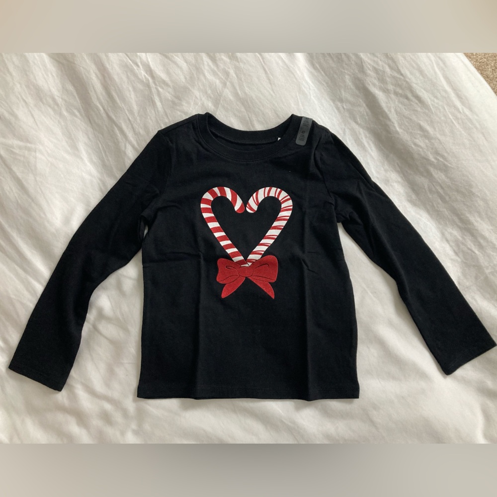 NWT The Children’s Place Toddler Candy Cane Long-Sleeve Shirt